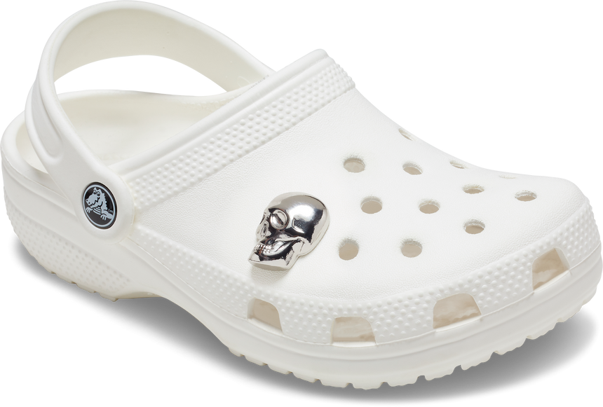 JIBBITZ SILVER SKULL