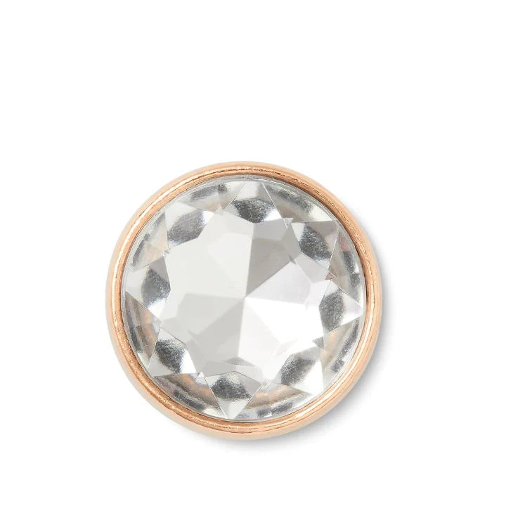 JIBBITZ CLEAR CIRCLE GEM