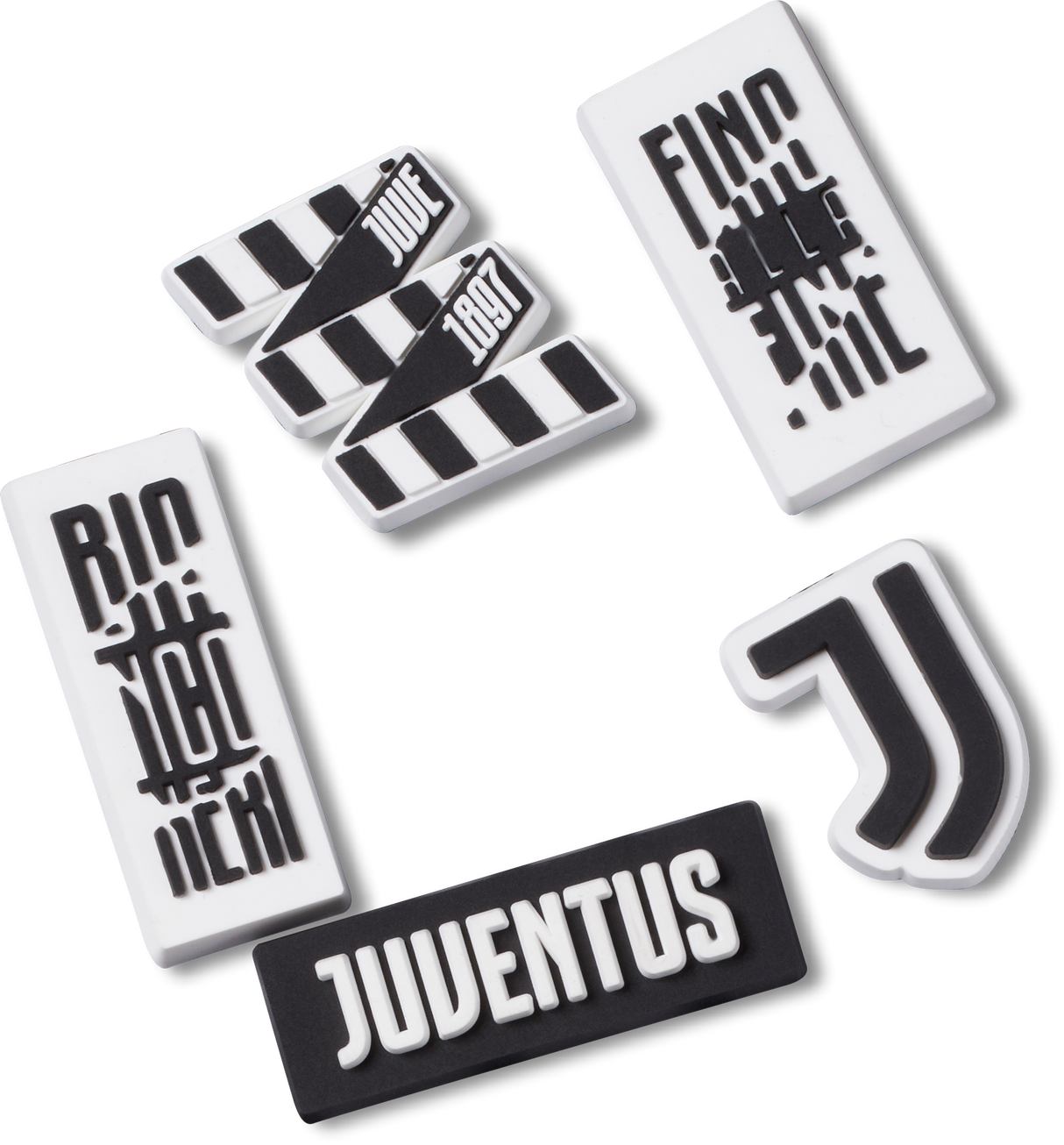 JIBBITZ Juventus 5 Pack