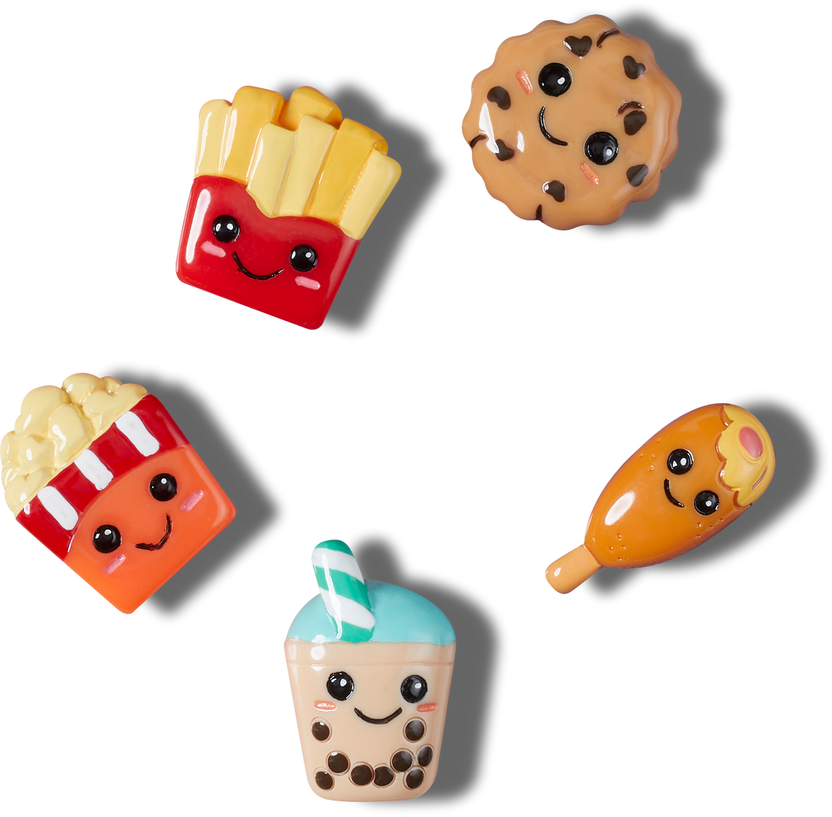 JIBBITZ BAD BUT CUTE FOODS 5 PACK