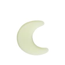 JIBBITZ GLOW IN THE DARK CRESCENT MOON