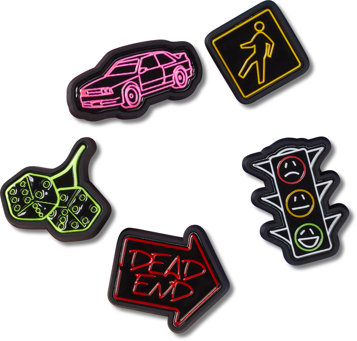 JIBBITZ REFLECTIVE STREET 5 PACK