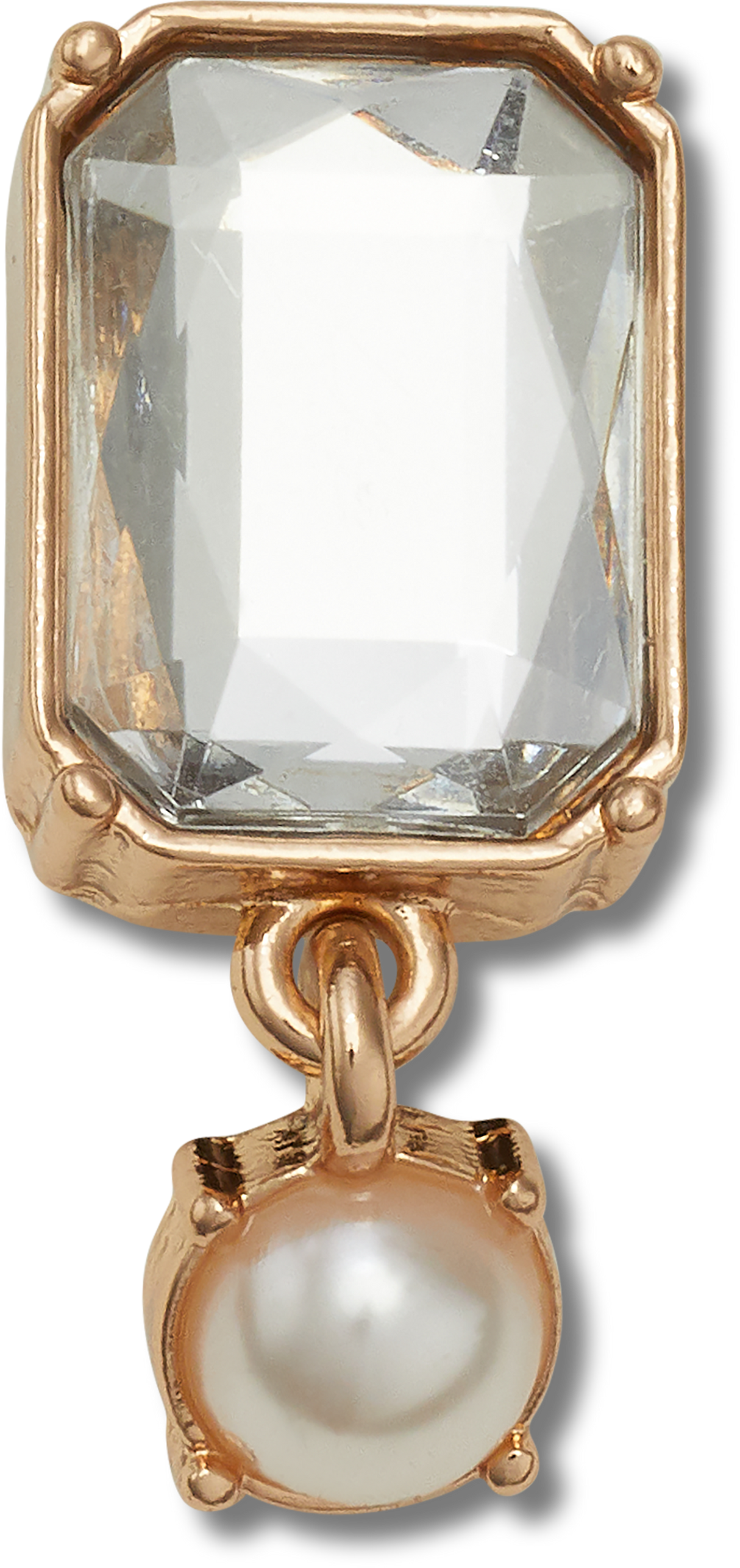 JIBBITZ GOLD PEARL DANGLE