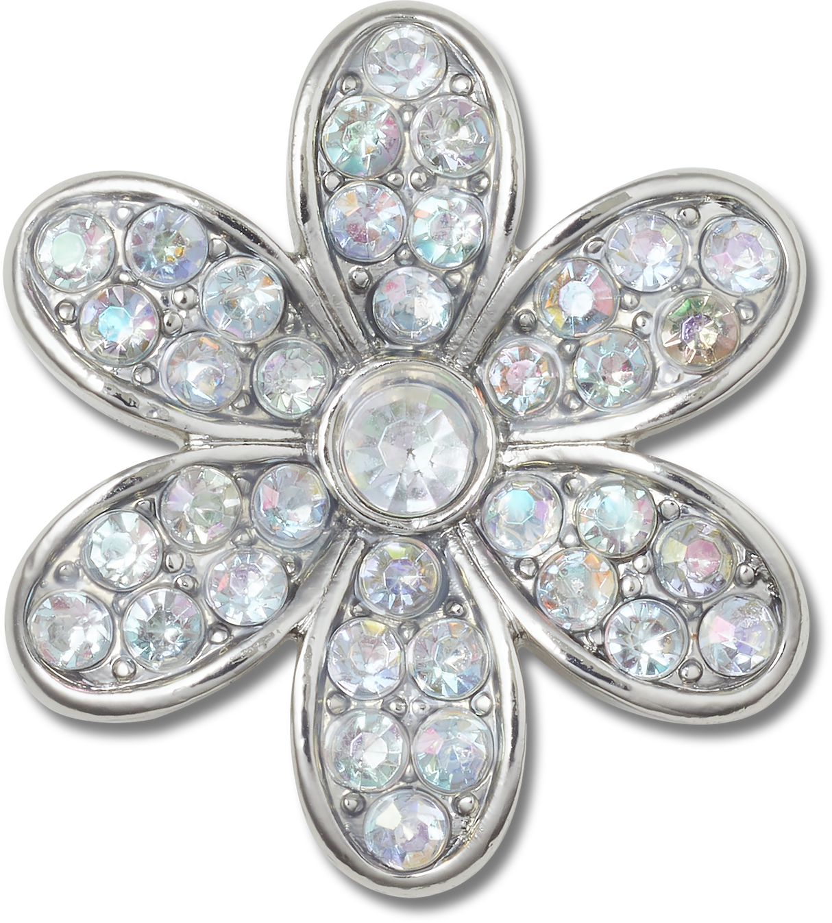 JIBBITZ SILVER MNCHRM DAISY 1