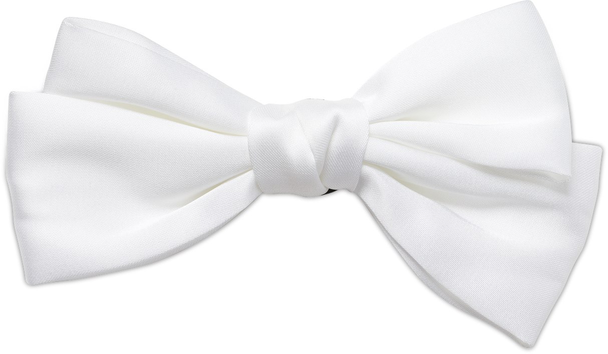JIBBITZ OVERSIZED REGAL WHITE BOW