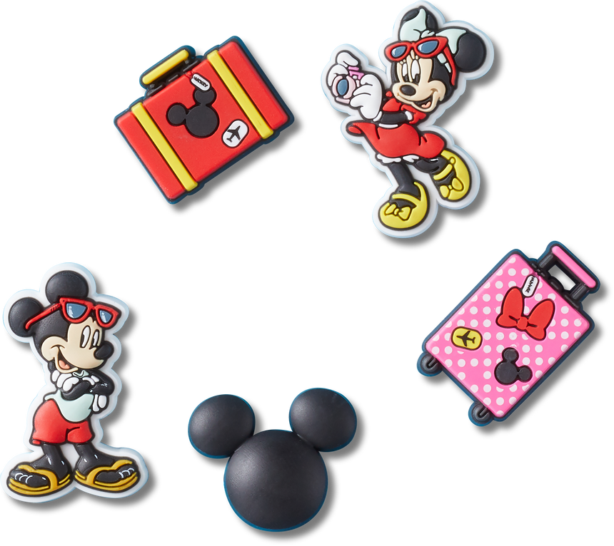 JIBBITZ MICKEY VACATION 5PCK