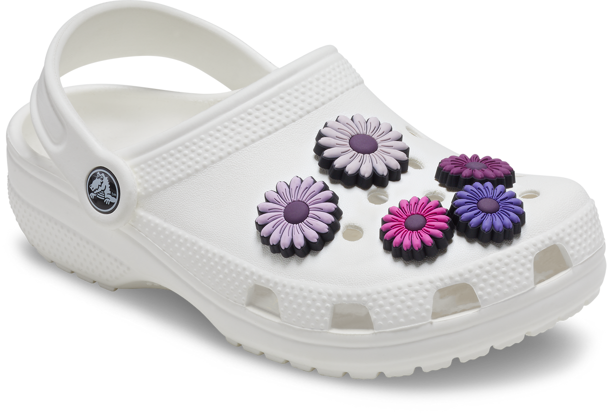 JIBBITZ MIXED PURPLE FLORALS 5 PACK