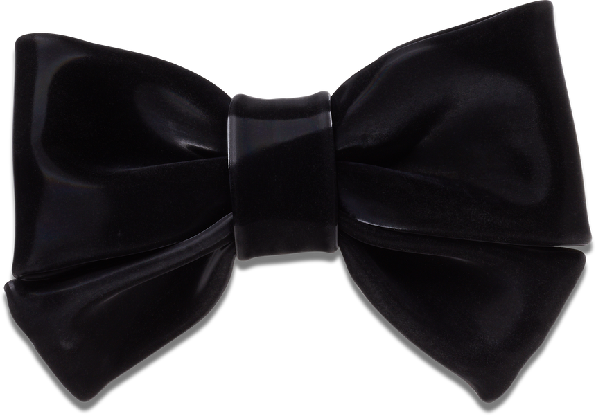 JIBBITZ DARK ROMANCE BLACK BOW
