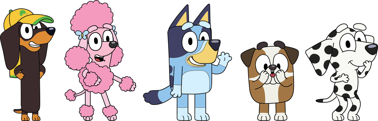 JIBBITZ Bluey 5Pck