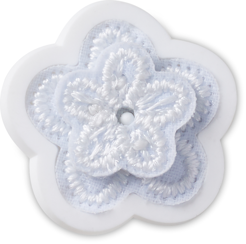 JIBBITZ Elegant White Floral 2