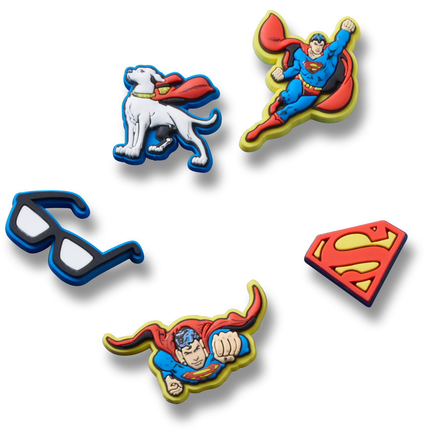 JIBBITZ Superman 5Pck