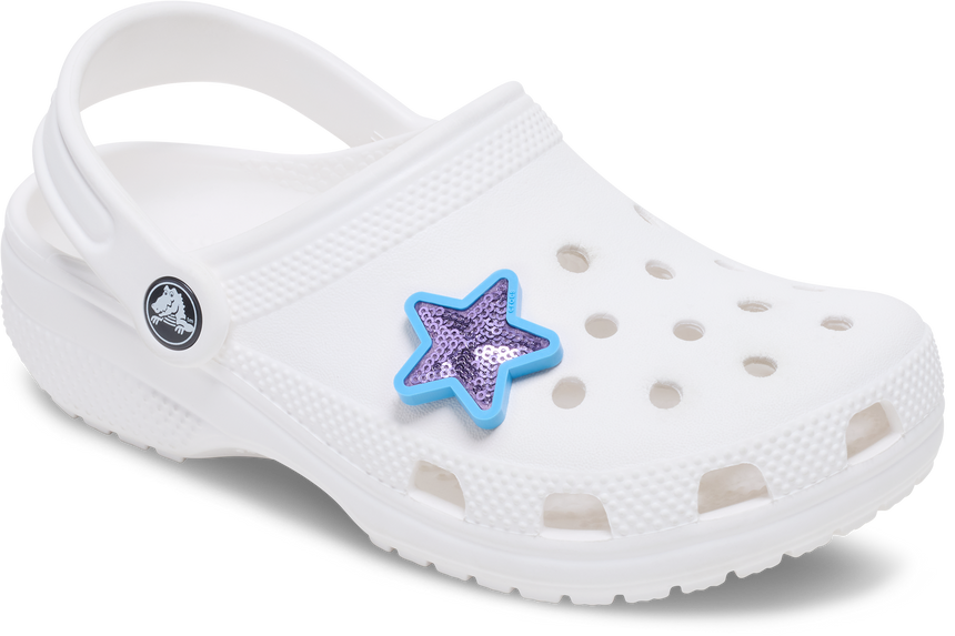 JIBBITZ Purple Sequin Star