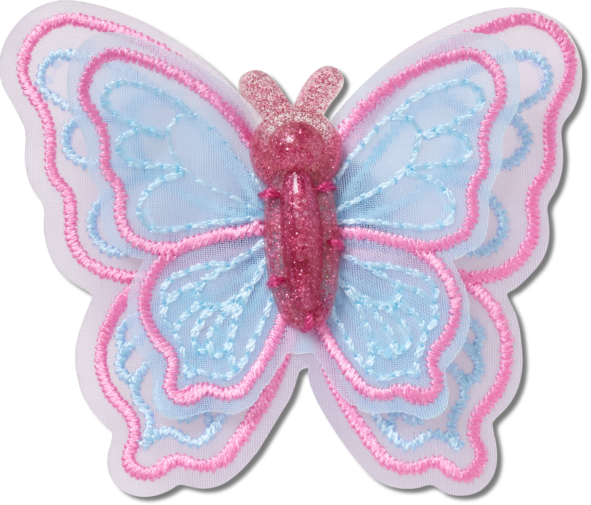 JIBBITZ Mesh Sequin Butterfly