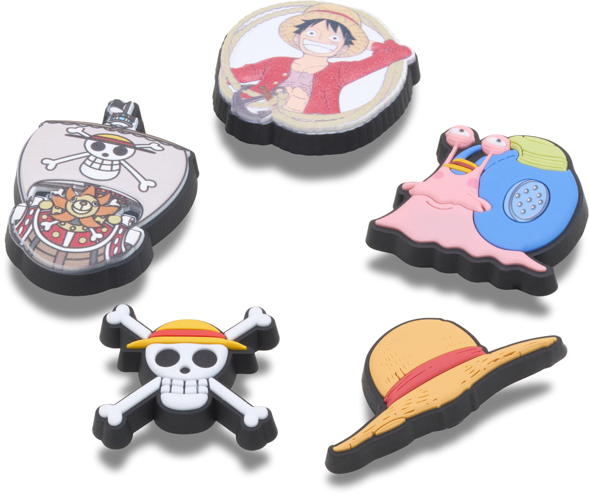 JIBBITZ One Piece Luffy 5Pck