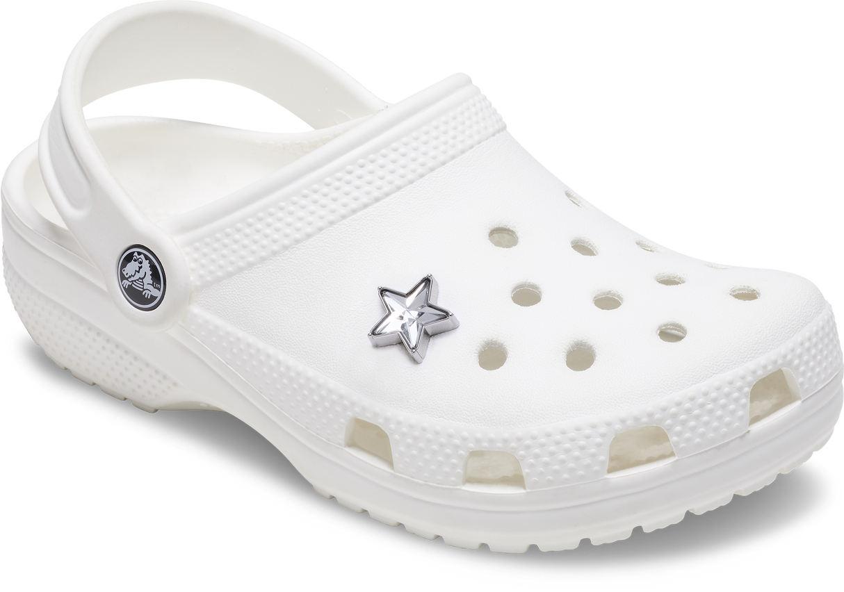 JIBBITZ Silver Gem Sparkle Star