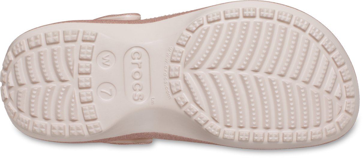 WOMENS' Classic Platform Glitter Clog