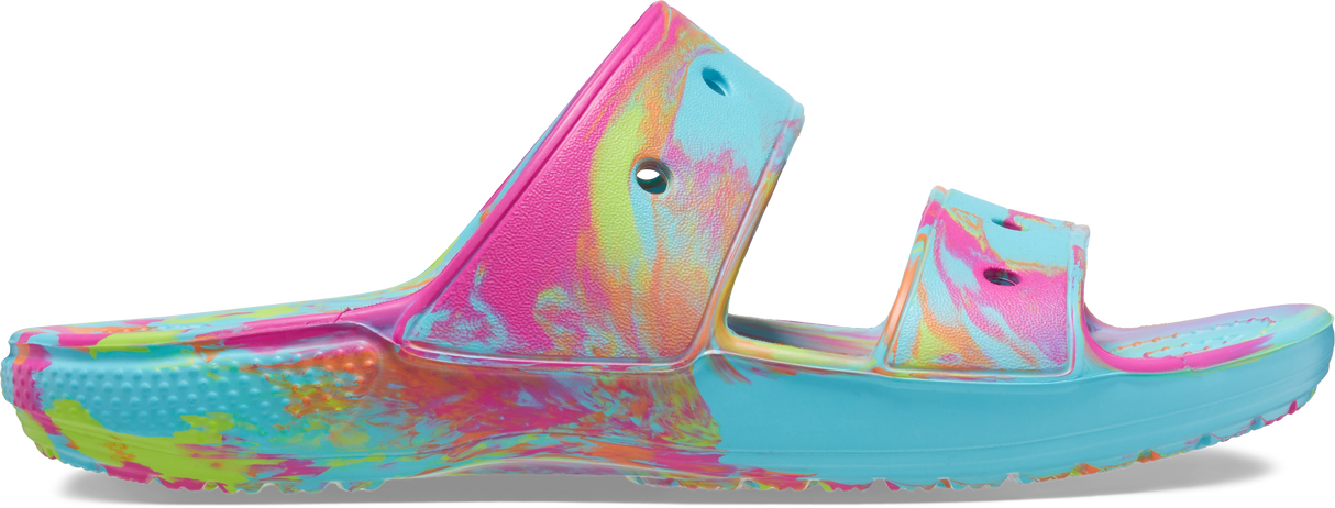 UNISEX CROCS MARBLED CLASSIC SANDALS