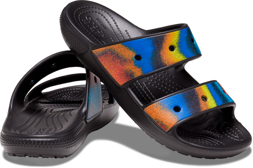 UNISEX CROCS SPRAY DYE CLASSIC SANDAL