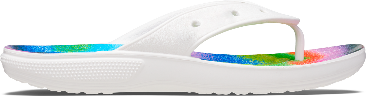 UNISEX CLASSIC CROCS SPRAY DYE FLIP