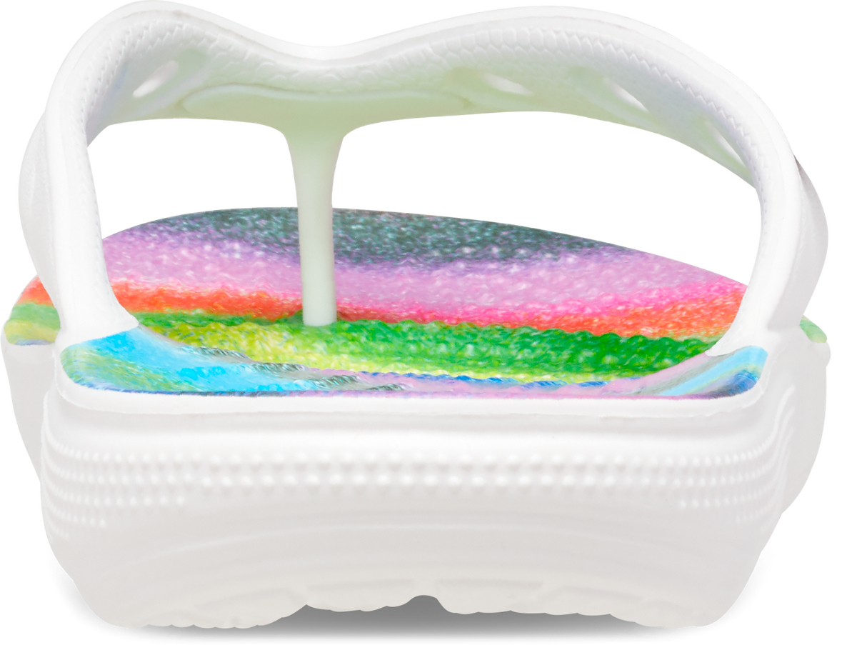 UNISEX CLASSIC CROCS SPRAY DYE FLIP