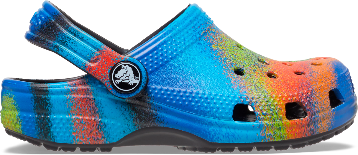 TODDLERS CLASSIC SPRAY DYE CLOG