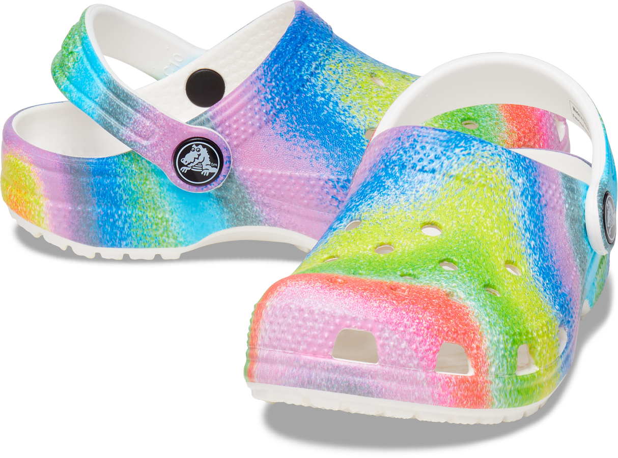 TODDLERS CLASSIC SPRAY DYE CLOG