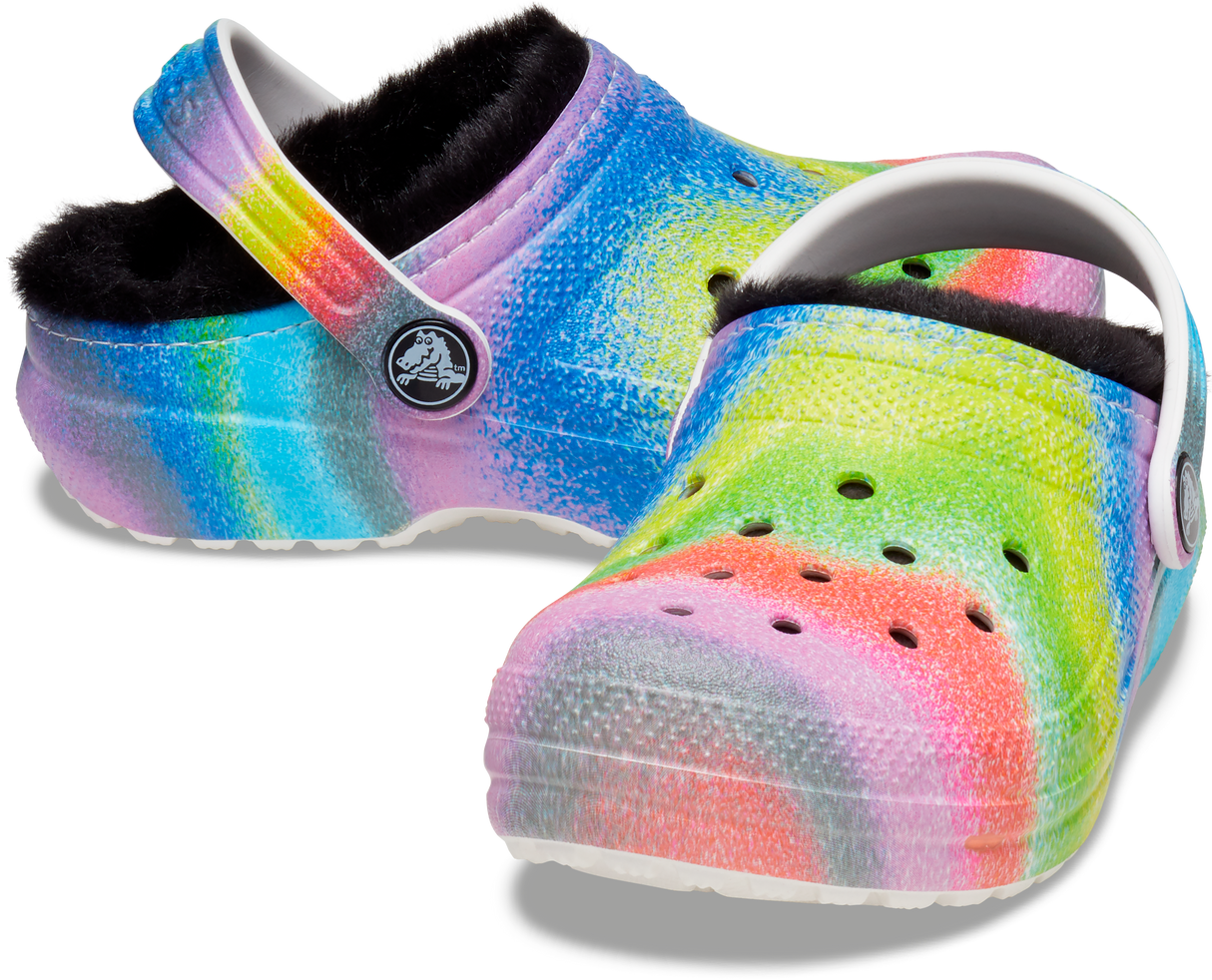 TODDLERS CLASSIC LINED SPRAY DYE CLOG