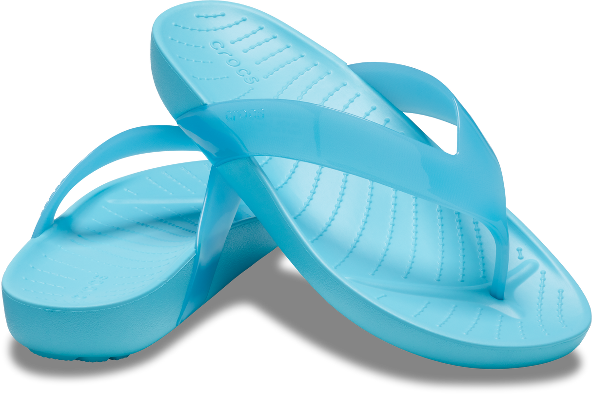 WOMEN CROCS SPLASH GLOSSY FLIP