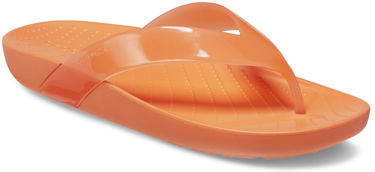 WOMEN CROCS SPLASH GLOSSY FLIP