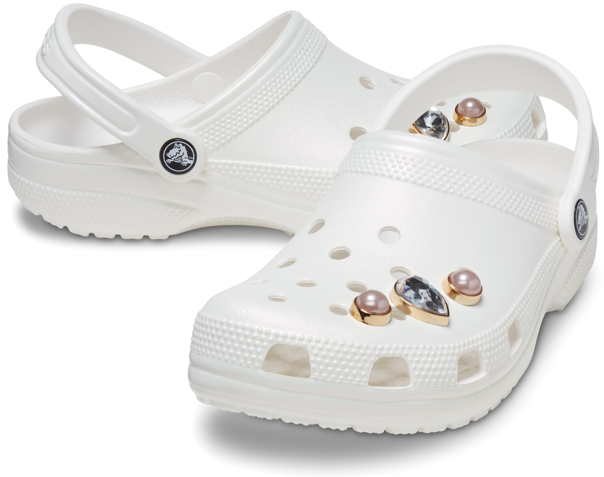 UNISEX CLASSIC CRYSTALS PEARLS CLOG