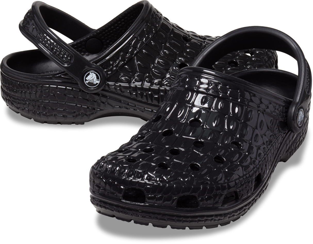 UNISEX CLASSIC METALLIC CROCSKIN CLOG