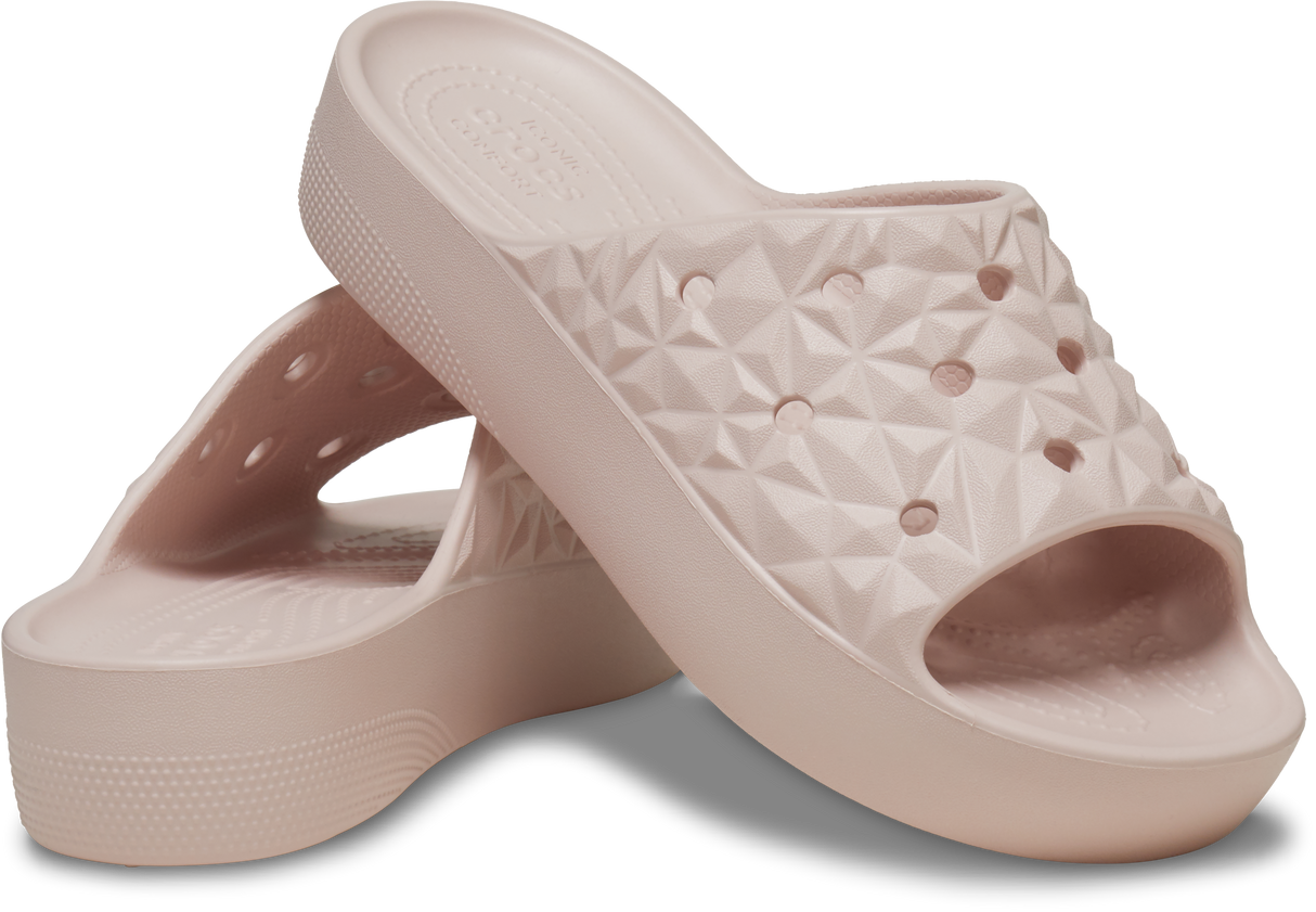 WOMEN CLASSIC PLATFORM GEOMETRIC SLIDE