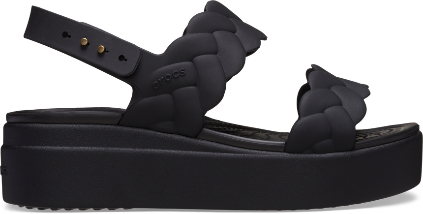 WOMEN CROCS BROOKLYN UPPER LOW WEDGE
