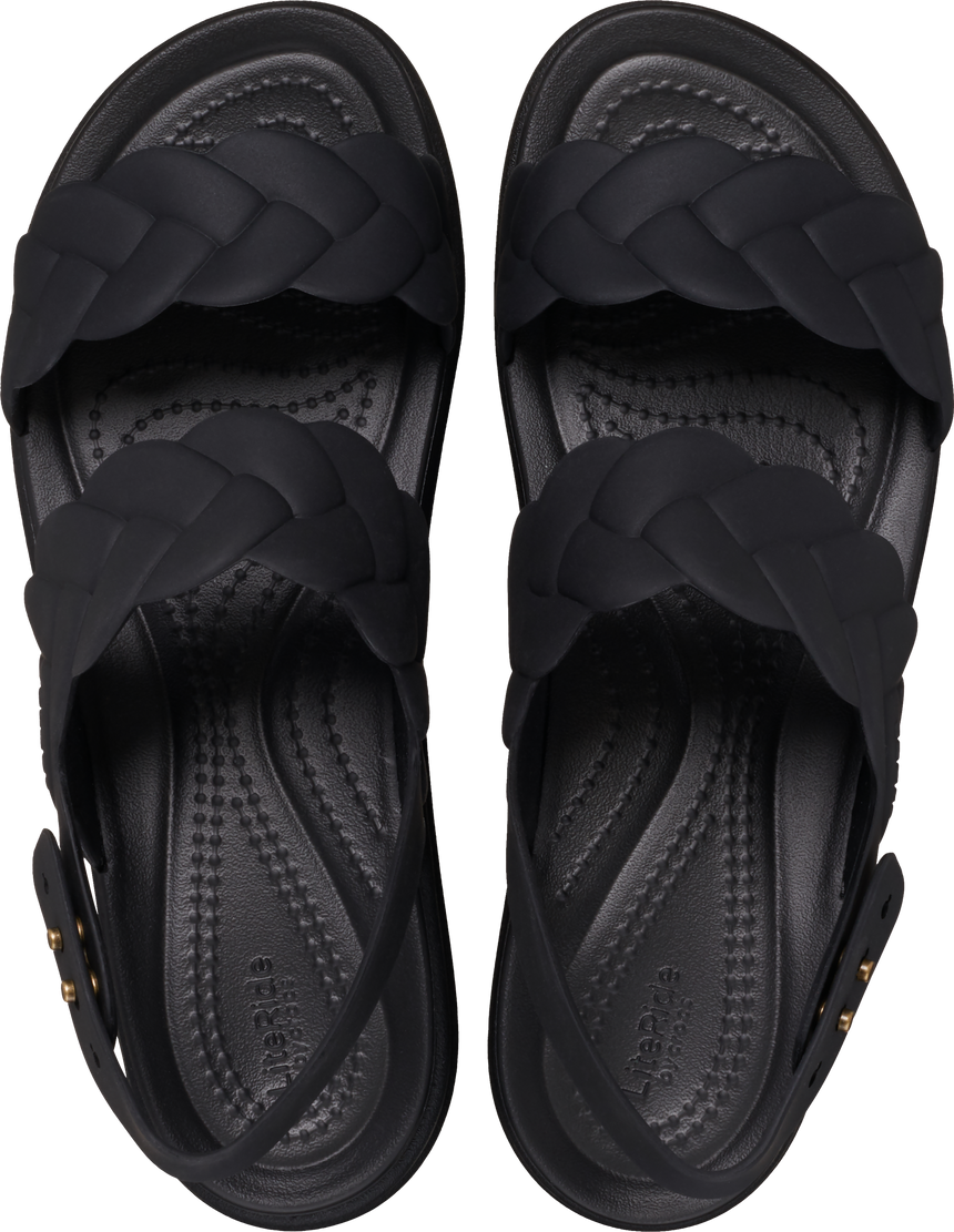 WOMEN CROCS BROOKLYN UPPER LOW WEDGE