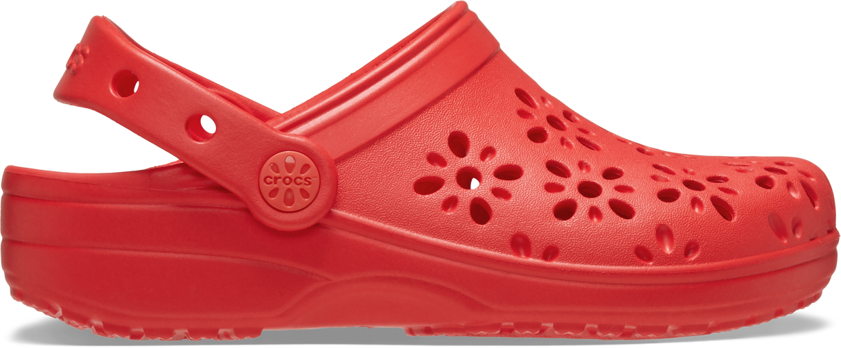 KIDS Classic Floral Cut Clog