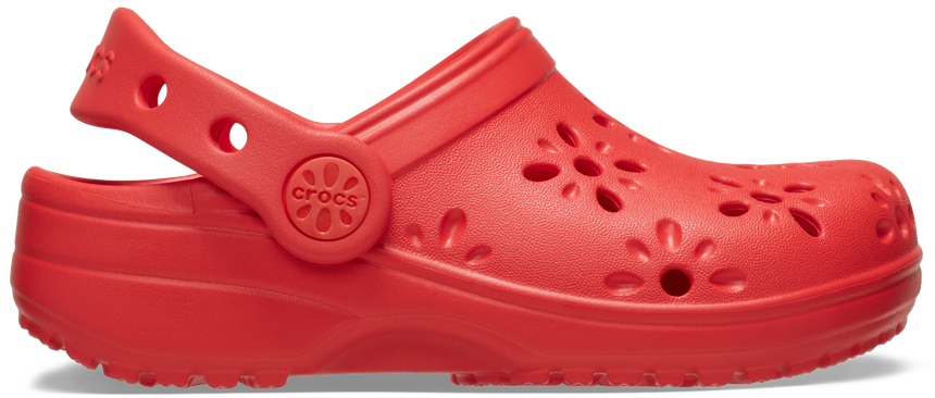 TODDLERS Classic Floral Cut-Out Clog