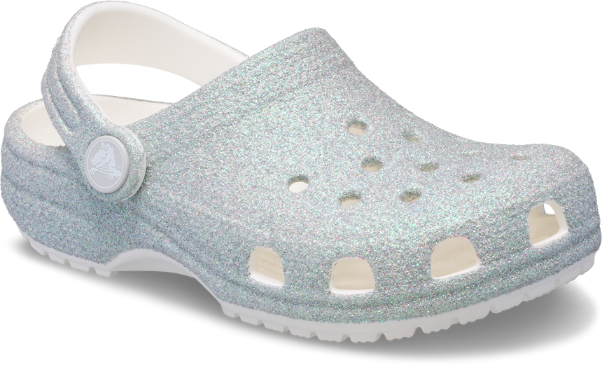Toddlers' Classic Iridescent Glitter Clog