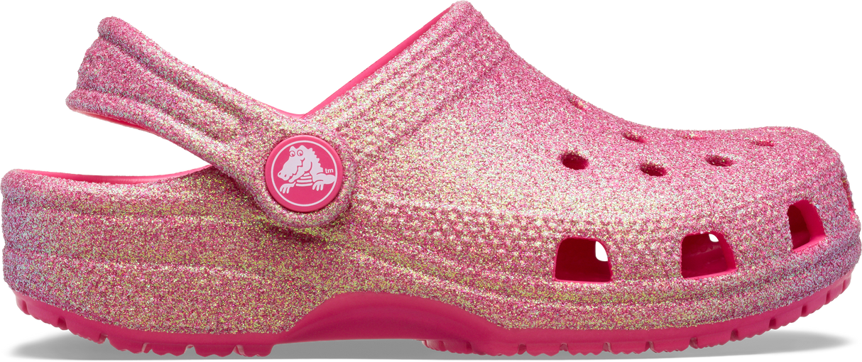 TODDLERS'  Classic Iridescent Glitter Clog