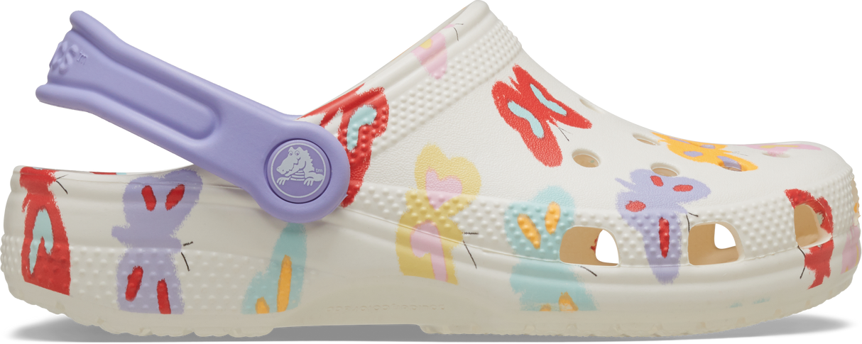 KIDS Classic Butterfly Graphic Clog