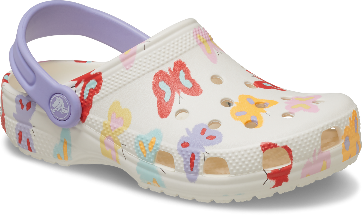 KIDS Classic Butterfly Graphic Clog