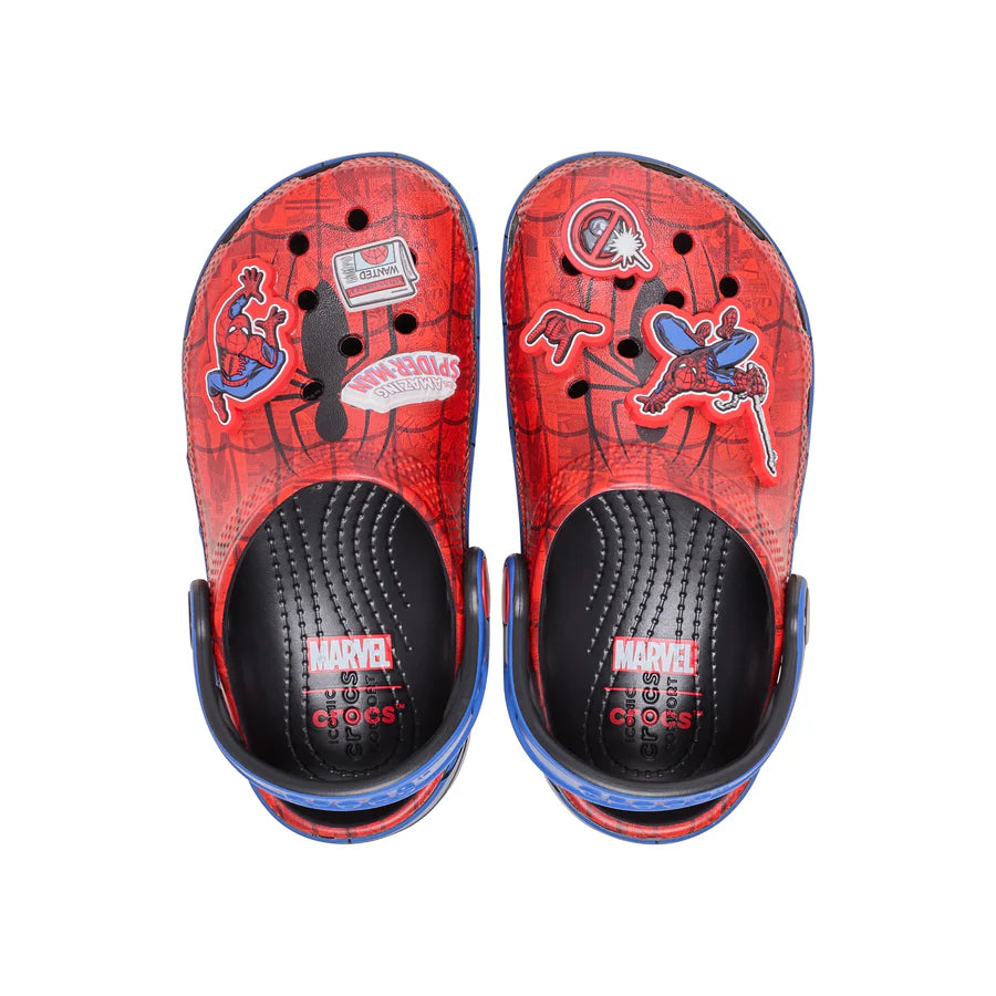 TODDLERS CLASSIC SPIDER-MAN WEB CLOG