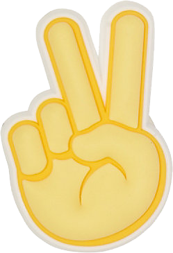 JIBBITZ PEACE HAND SIGN