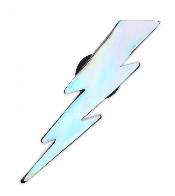JIBBITZ IRIDESCENT LIGHTNING BOLT