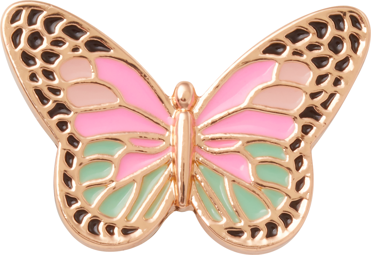JIBBITZ ELEVATED COLORFUL BUTTERFLY