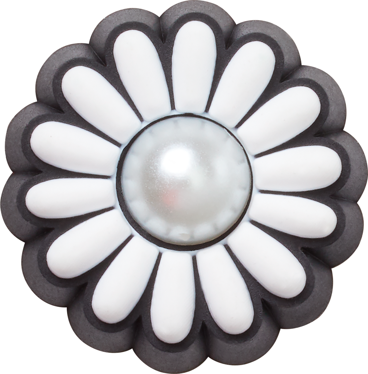 JIBBITZ Flower with Pearl Center