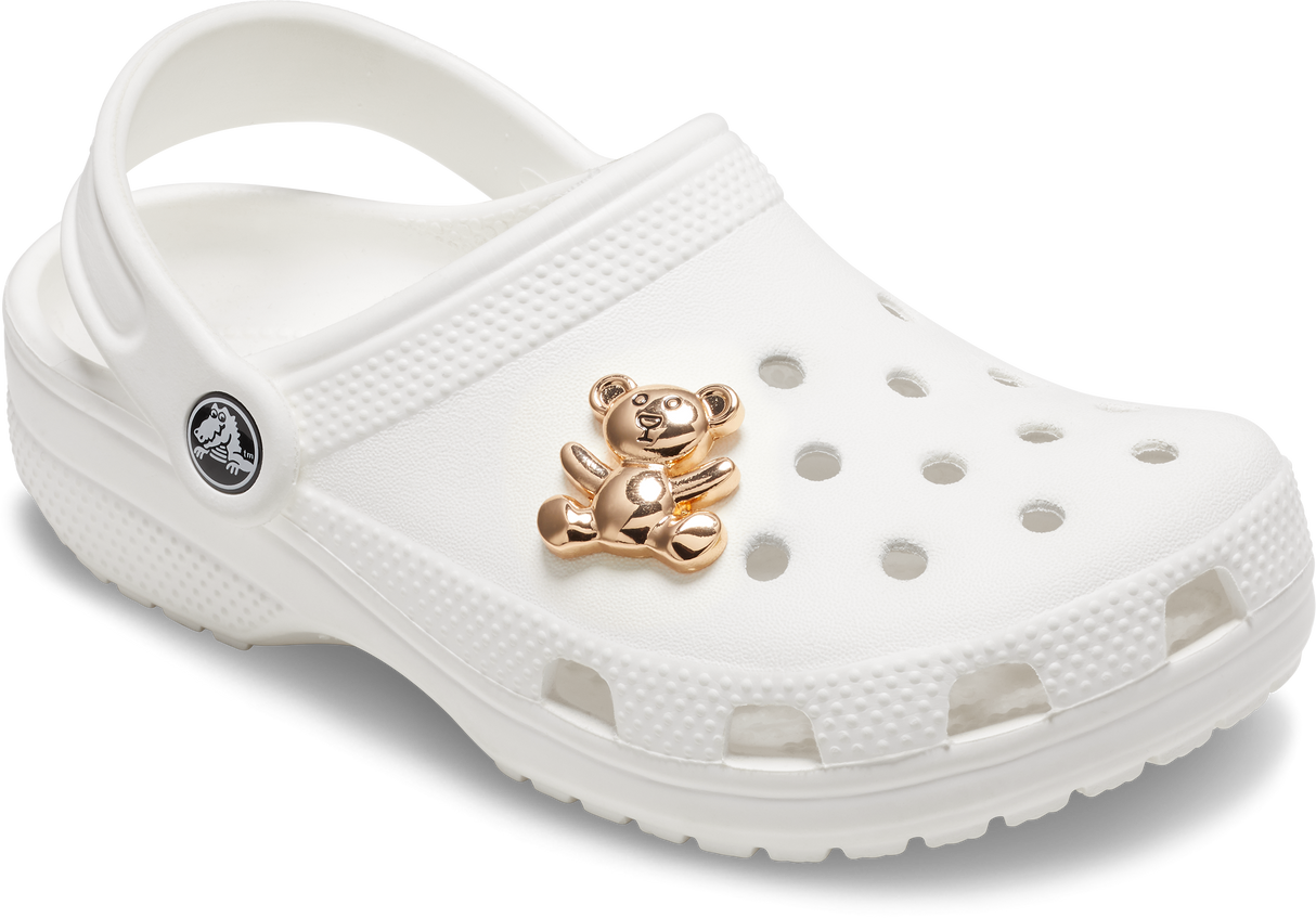 JIBBITZ GOLD TEDDY BEAR