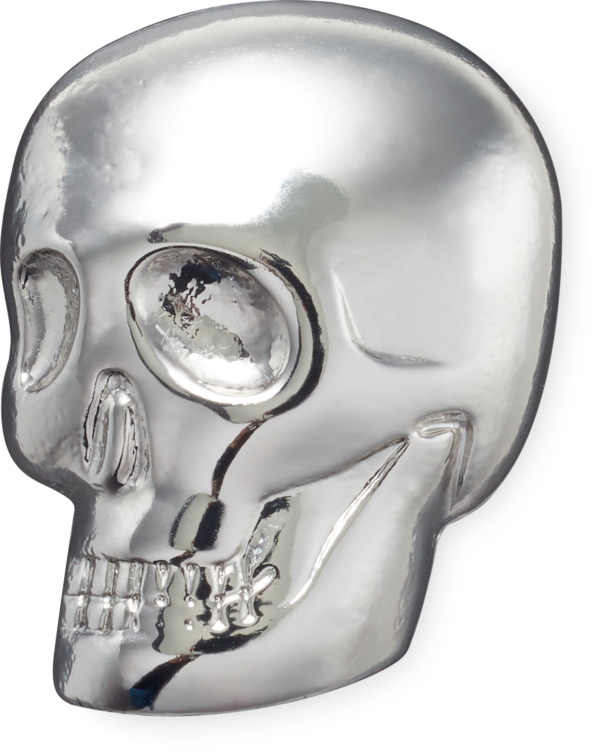 JIBBITZ SILVER SKULL