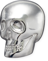 JIBBITZ SILVER SKULL