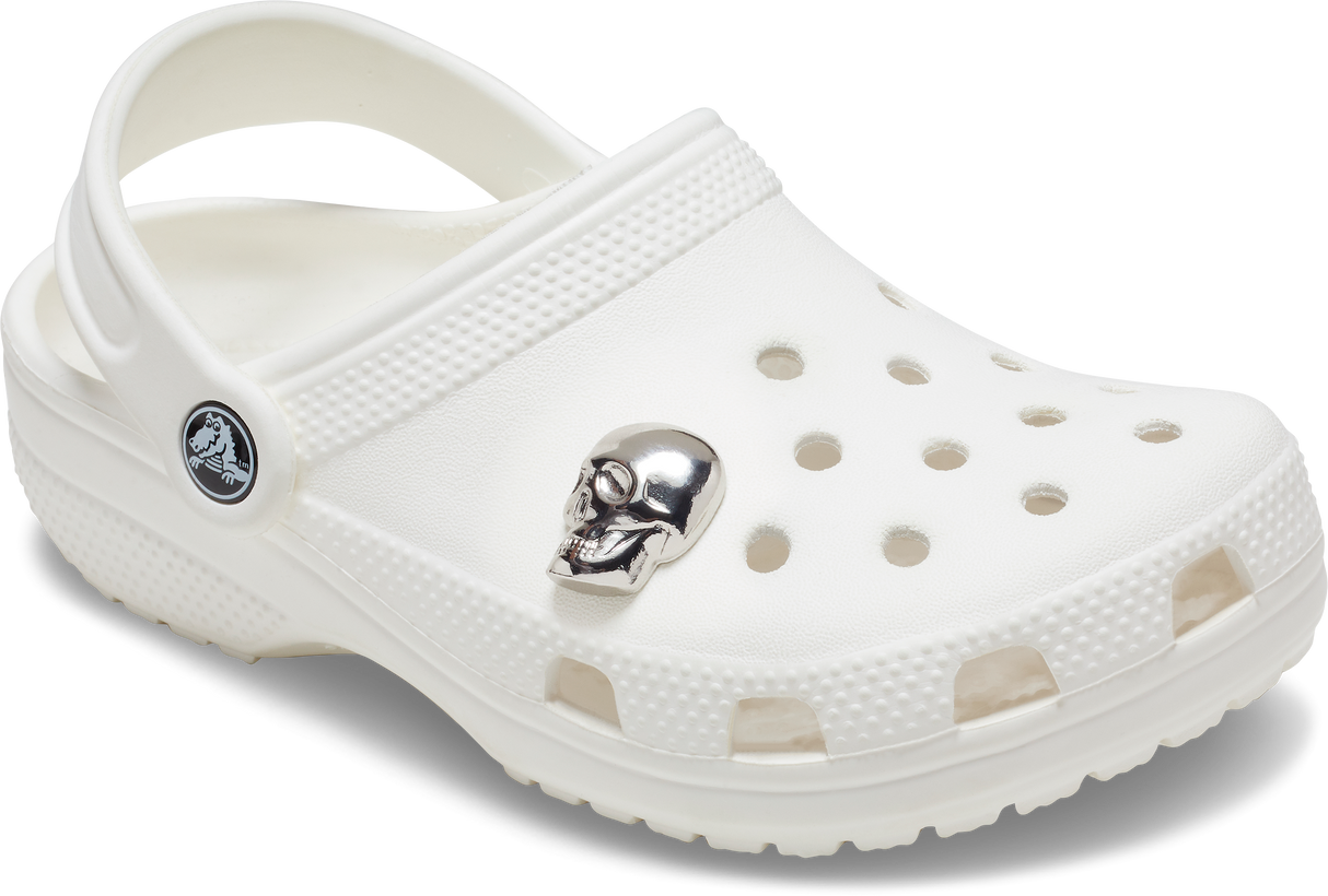 JIBBITZ SILVER SKULL