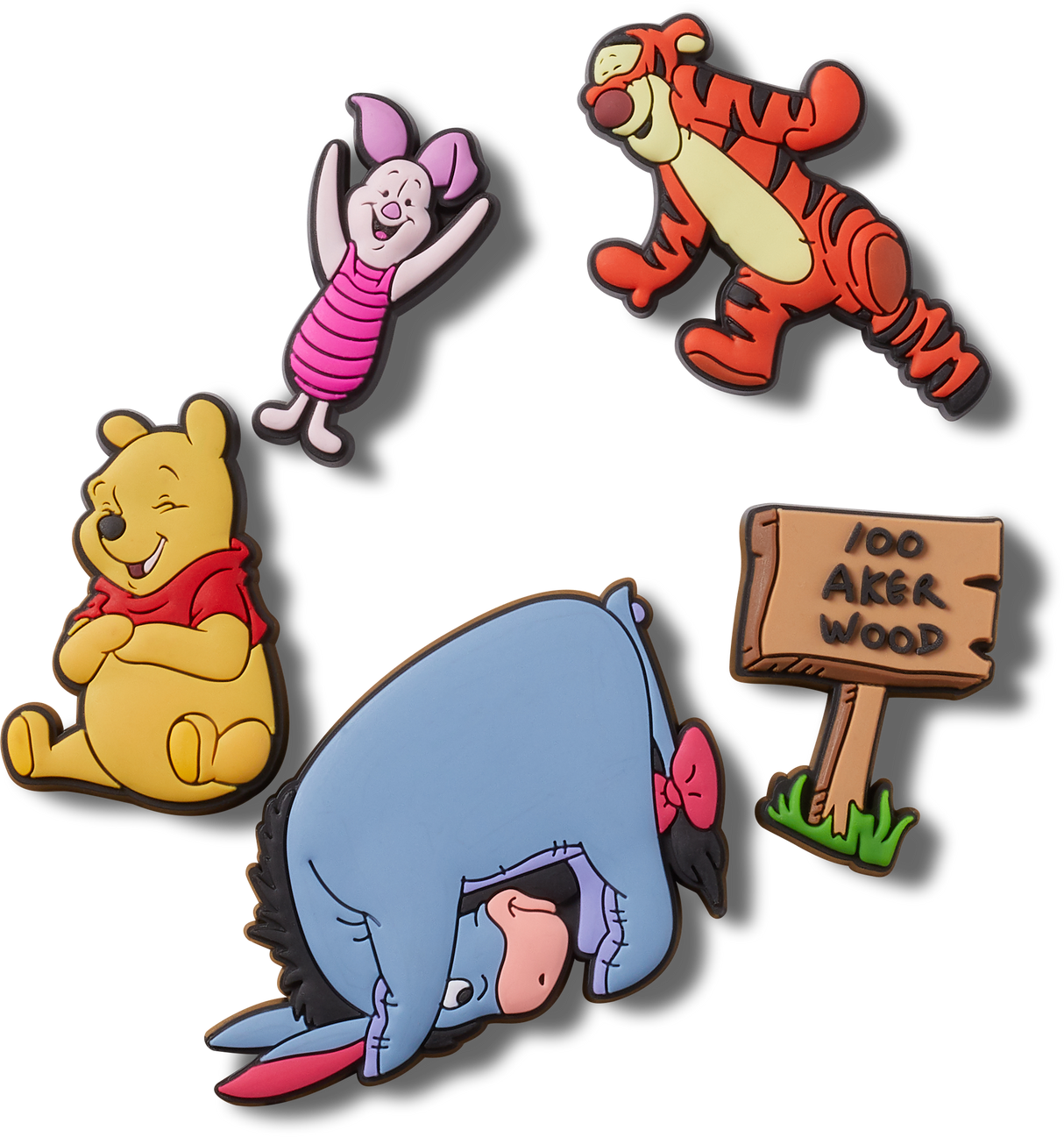 JIBBITZ Winnie The Pooh 5 Pack